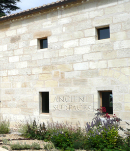 kronos limestone cladding on the outside walls of a French Bastide style farmhouse