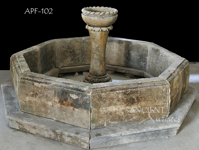 Visit our antique pool fountain selection and fall in love with this unique European heritage.