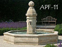 antique reclaimed stone fountain