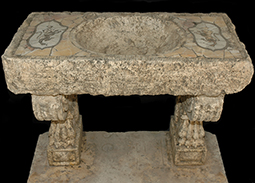 Ancient 16th Ancient Venetian bath style marble vegetable sink ideal for any powder room or even outdoor sink type installation