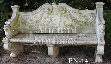 Antique stone bench reclaimed from England circa 18th century