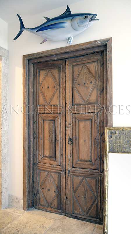 Antique Reclaimed Wooden Door Circa 17th Century