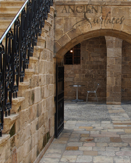 Kronos Limestone cladding used on a stair case and back wall