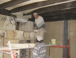 Antique Limestone Kitchen Range Hood