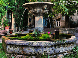 antique cortyard fountain