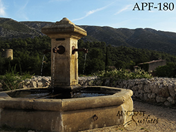 antique stone fountain 