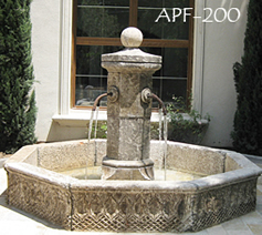 antique Italian stone fountain