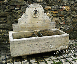 An Antique Bacchus head French Provincial wall fountain salvaged from the south of Europe Circa 17th century