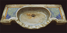 Antique Shell Shaped Marble Sink
